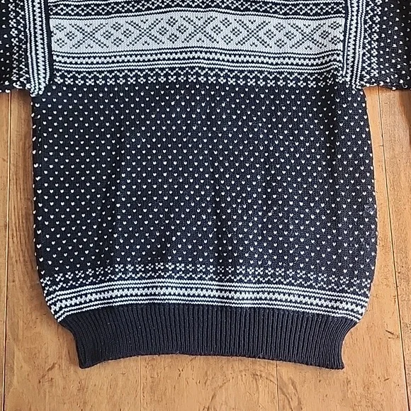 Vintage 90s wool Dale of Norway Scandinavian sweater 50 M L EUC - Picture 16 of 17
